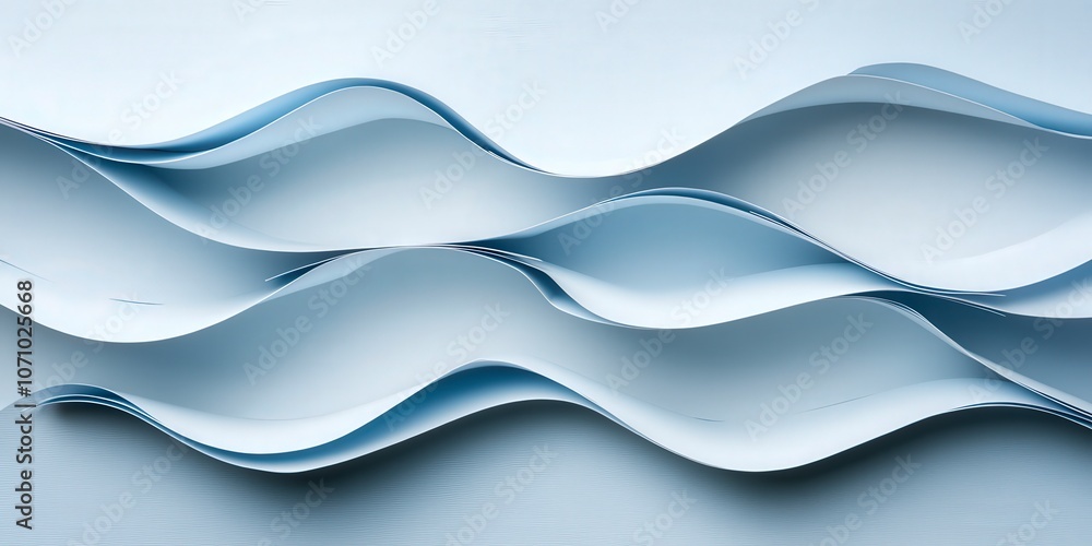 Abstract Paper Waves Abstract Paper Waves