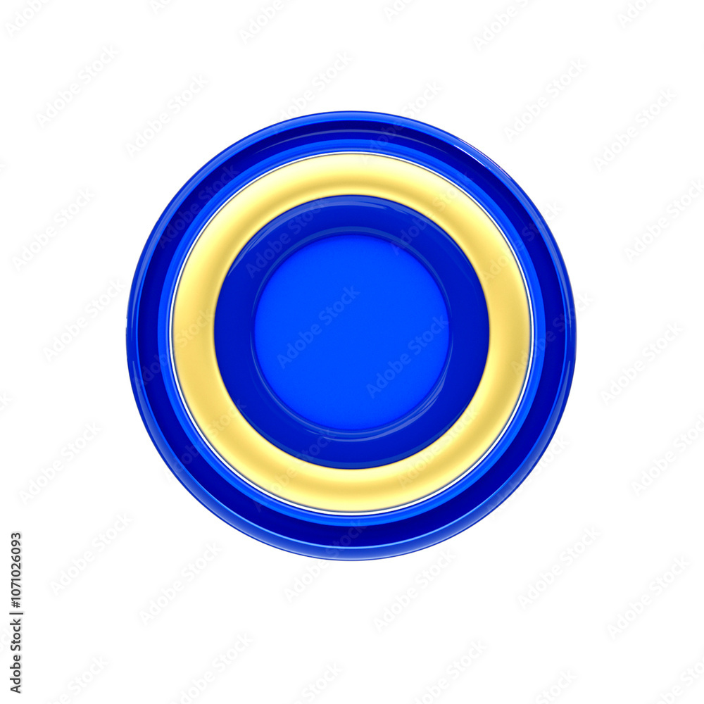 3d render circule panel icon 3d render circule panel icon