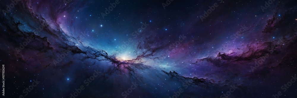 Fototapeta premium Mind as an Expansive Galaxy