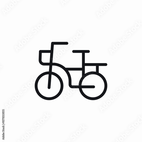 bicycle bike icon sign vector