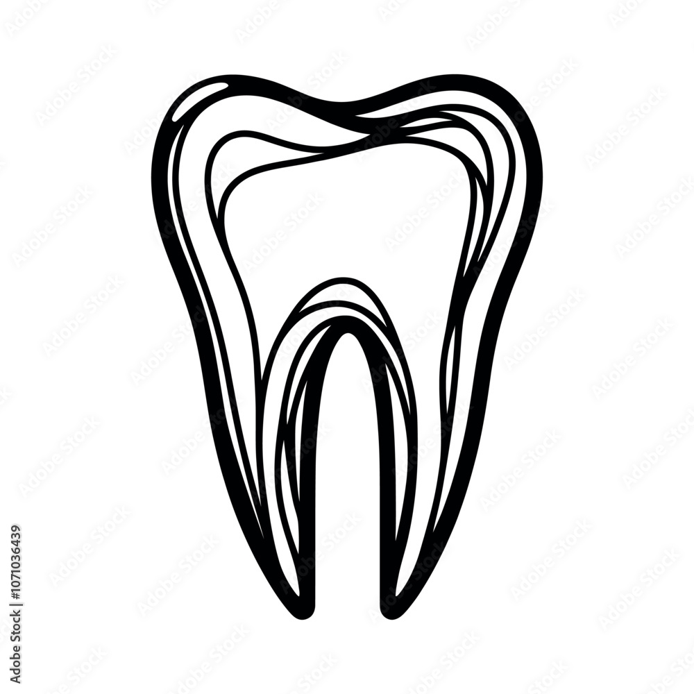 Teeth Logo; Modern, unique, simple and technical dental logo for dentist, orthodontics and toothpaste brand. Vector illustration Teeth Logo; Modern, unique, simple and technical dental logo for dentist, orthodontics and toothpaste brand. Vector illustration