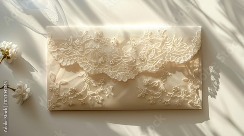 Elegant Lace Envelope