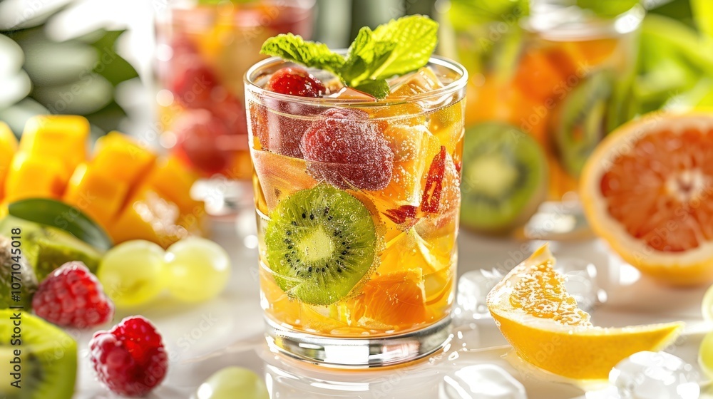 Refreshing Fruit Infused Drink Refreshing Fruit Infused Drink
