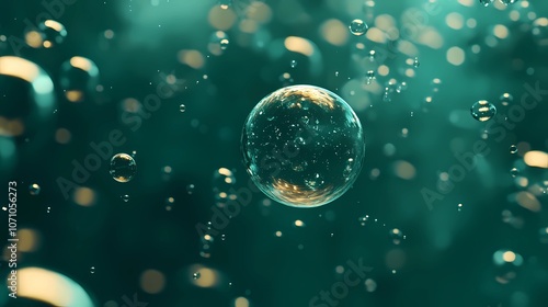 Wallpaper Mural Multicolored bubbles floating against a blurred backdrop, radiating soft pastel tones with bright highlights, suitable for whimsical backgrounds and artistic compositions Torontodigital.ca