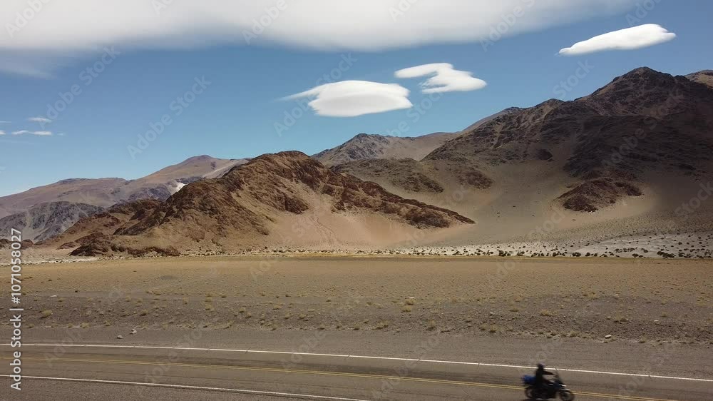Drone video flying over Route 60 in Catamarca, Argentina, the route of the six thousanders Drone video flying over Route 60 in Catamarca, Argentina, the route of the six thousanders