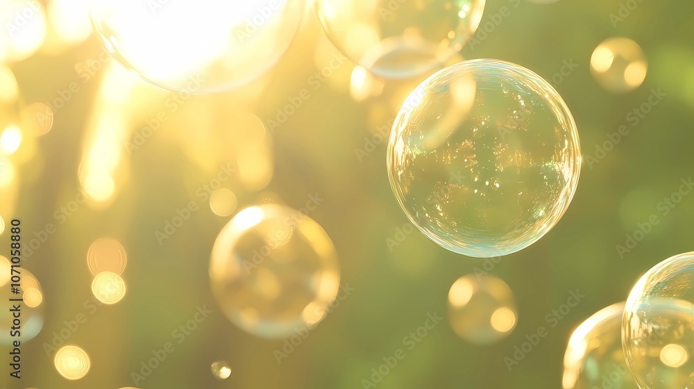 Soft, translucent soap bubbles layered in a gentle pattern, illuminated by warm light, creating a soothing, calming background for artistic projects Soft, translucent soap bubbles layered in a gentle pattern, illuminated by warm light, creating a soothing, calming background for artistic projects