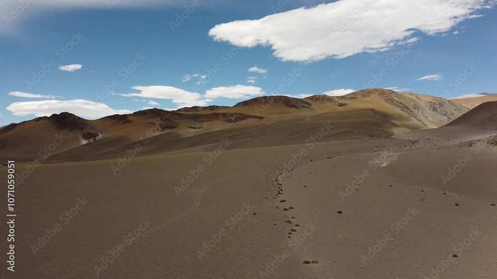 Drone video flying over Route 60 in Catamarca, Argentina, the route of the six thousanders Drone video flying over Route 60 in Catamarca, Argentina, the route of the six thousanders