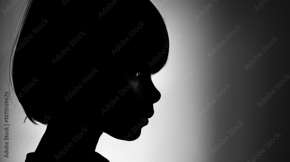 A stunning silhouette of a girl stands out against a vibrant backlight, creating a captivating visual effect. A stunning silhouette of a girl stands out against a vibrant backlight, creating a captivating visual effect.