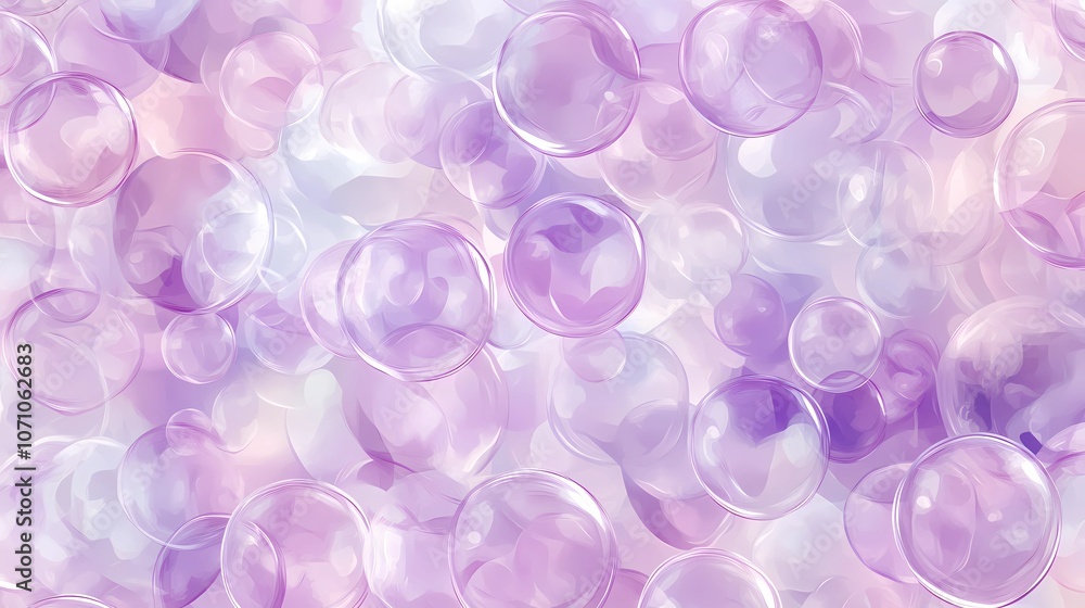 Bubbles with vibrant rainbow hues scattered across a light background, forming a lively, abstract pattern that highlights transparency and luminous reflections Bubbles with vibrant rainbow hues scattered across a light background, forming a lively, abstract pattern that highlights transparency and luminous reflections