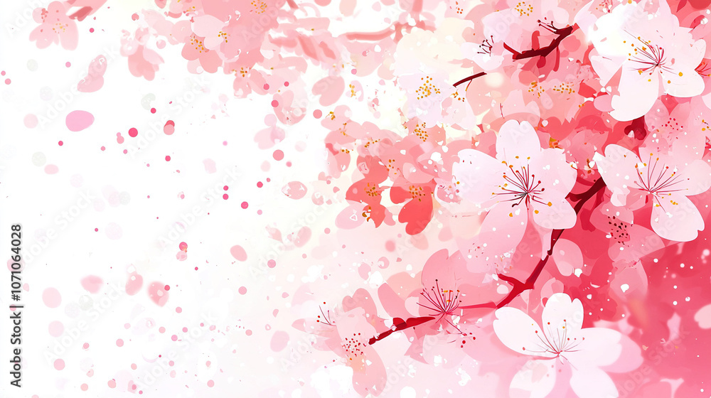 A close-up of a bouquet of flowers against a white and pink backdrop, allowing for the insertion of text or an image A close-up of a bouquet of flowers against a white and pink backdrop, allowing for the insertion of text or an image