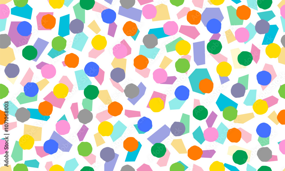 Colorful circle doodle seamless pattern. Seamless hand drawn pattern with colorful dots. Vector brush strokes design elements. Perfect for wallpapers, pattern fills, web page backgrounds, surface text Colorful circle doodle seamless pattern. Seamless hand drawn pattern with colorful dots. Vector brush strokes design elements. Perfect for wallpapers, pattern fills, web page backgrounds, surface text