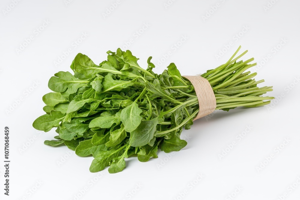 Arugula alone on white backdrop Bunch of arugula High resolution image Arugula alone on white backdrop Bunch of arugula High resolution image