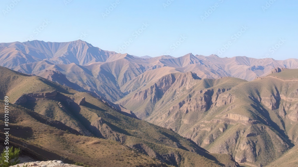 Breathtaking view of the Asir Mountains and Sarawat mountain range in Billasmar area, showcasing rugged peaks and lush greenery, scenery, landscape, Asir Mountains Breathtaking view of the Asir Mountains and Sarawat mountain range in Billasmar area, showcasing rugged peaks and lush greenery, scenery, landscape, Asir Mountains