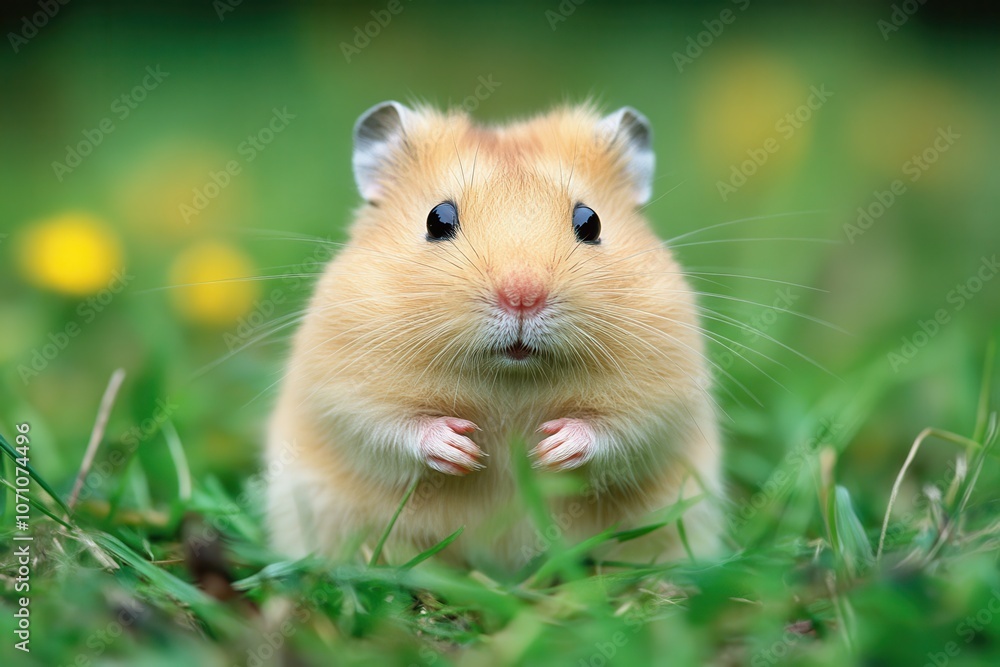 European hamster in meadow Lower Austria European hamster in meadow Lower Austria