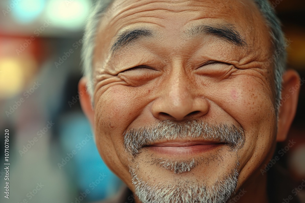 Joyful Asian male Joyful Asian male