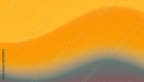 Abstract Orange and Green Gradient Background