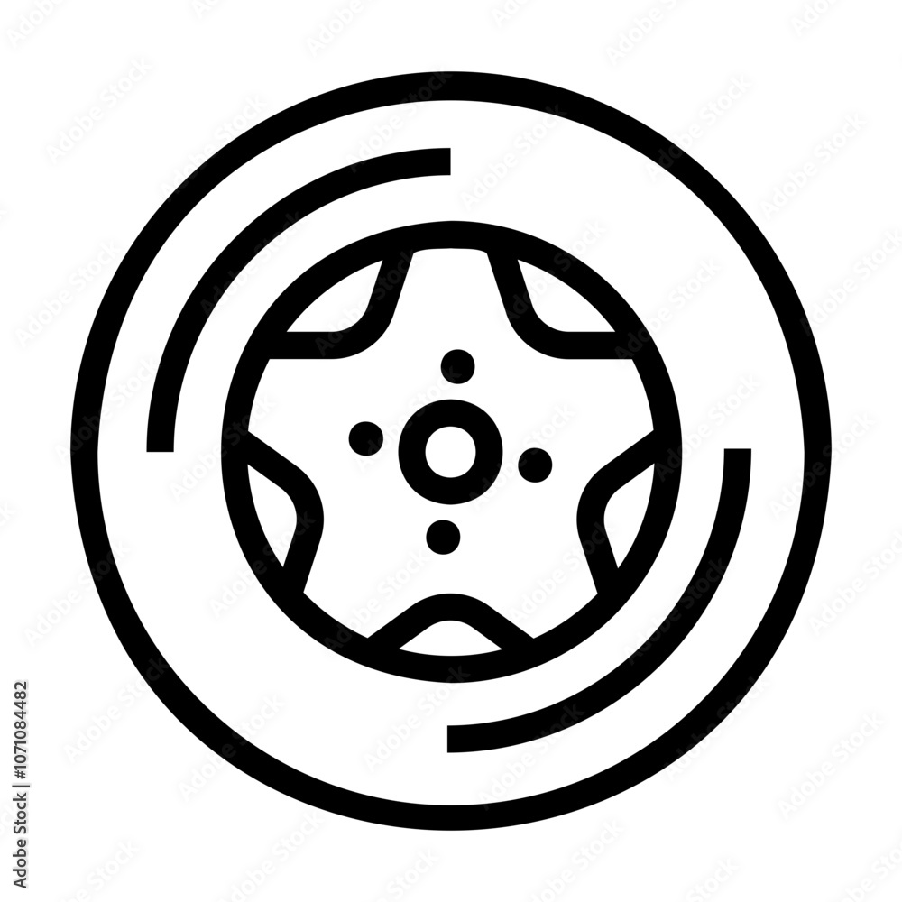 tyre Line Icon tyre Line Icon