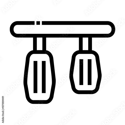 pedal Line Icon