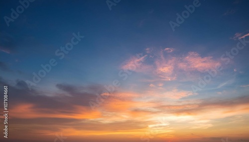 gentle sky background at sunset time natural colors may use