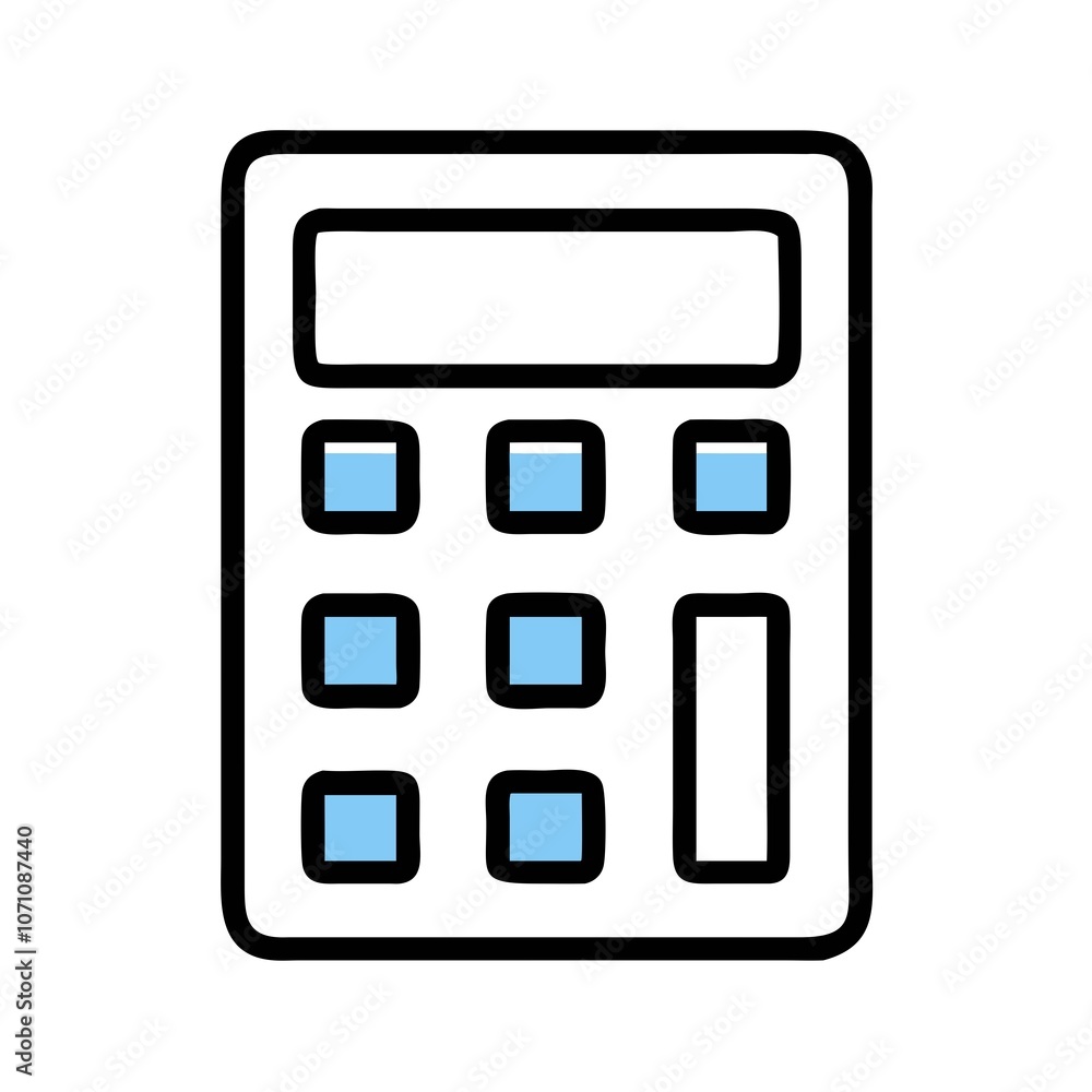calculator isolated on white calculator isolated on white