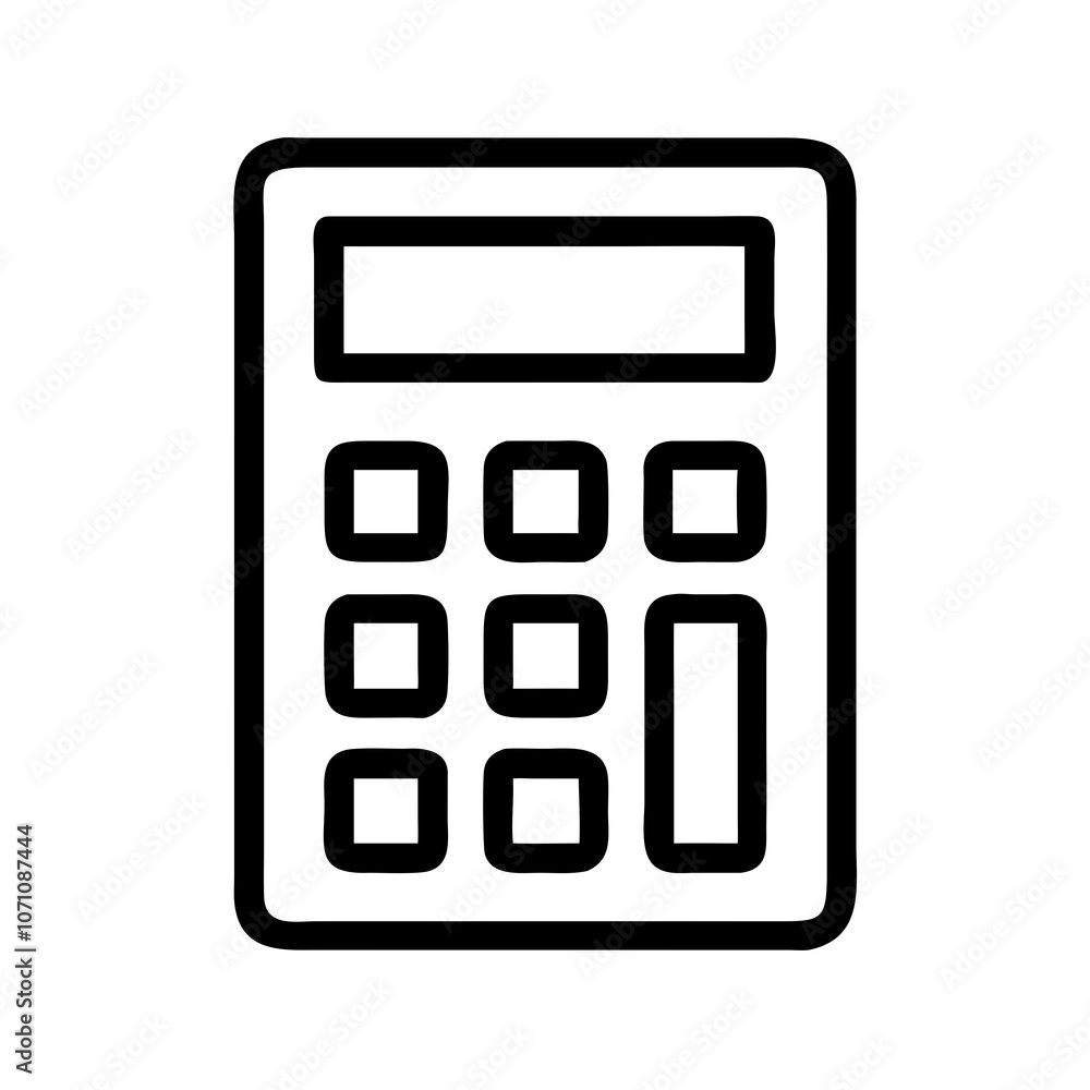 calculator isolated on white calculator isolated on white