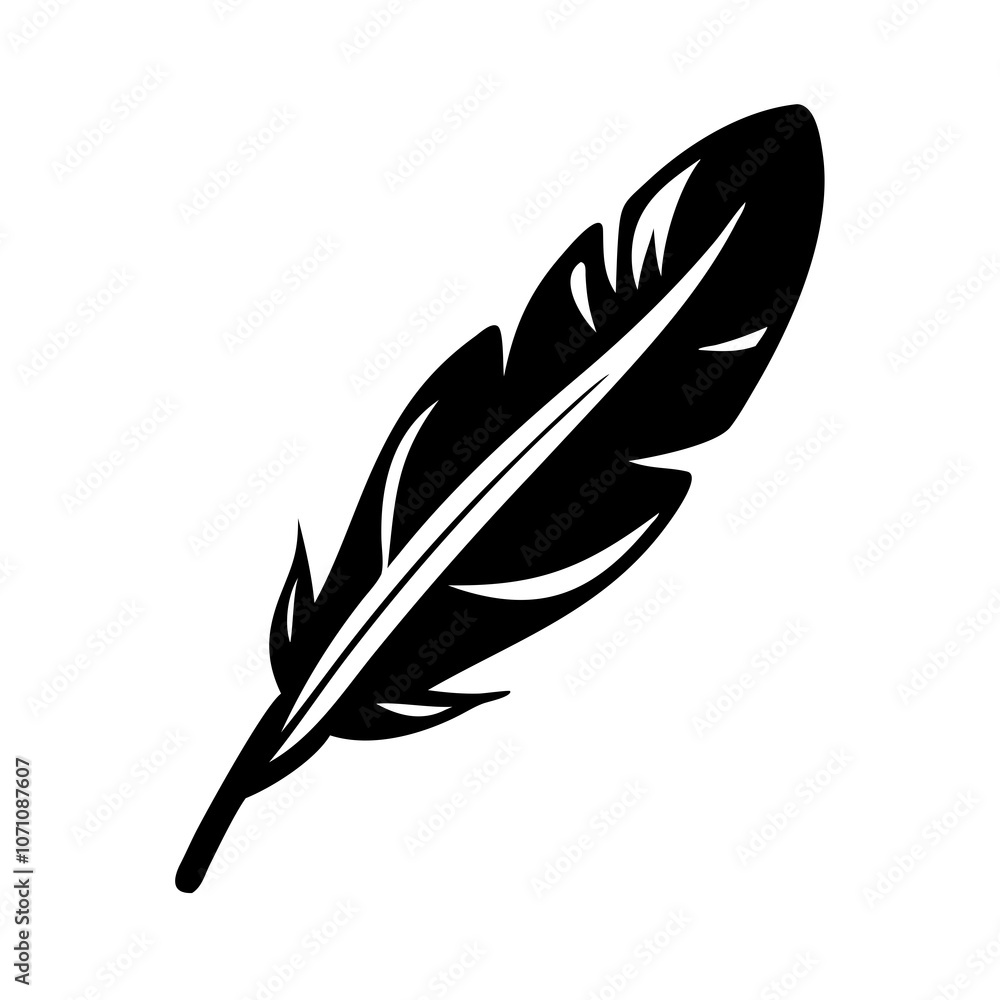 feather isolated on white background feather isolated on white background