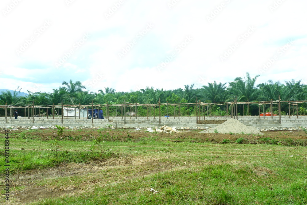 unfinished architectural buildings made of concrete and wood unfinished architectural buildings made of concrete and wood