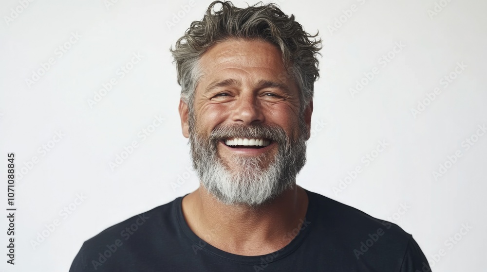 Obraz premium Humorous Bearded Man