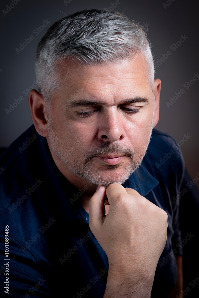 Fototapeta premium Stylish Male mid-50s