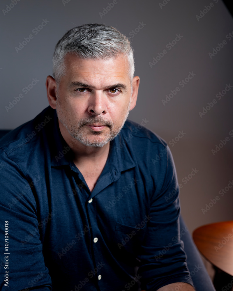 Fototapeta premium Stylish Male mid-50s