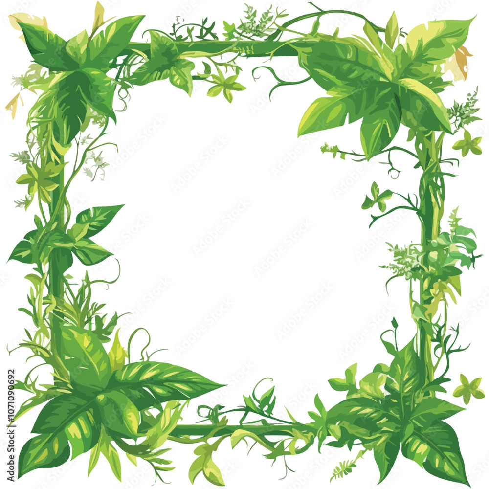 Elegant Frame Vector Illustration Isolated on White Background Elegant Frame Vector Illustration Isolated on White Background