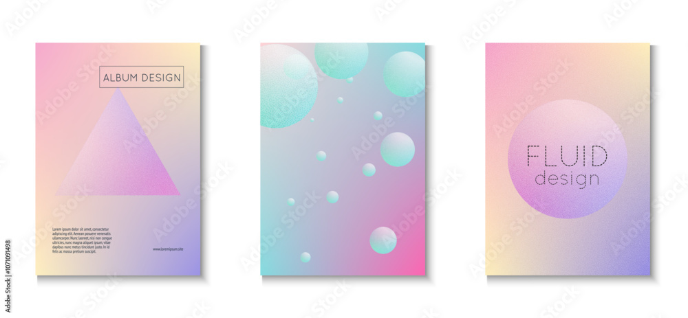 Fototapeta premium Abstract Background. Grainy 3d Shape. Astronaut Space Template. Violet Noise Minimal Set. Memphis Banner. Triangle Poster. Hipster Elements. Blue Abstract Background