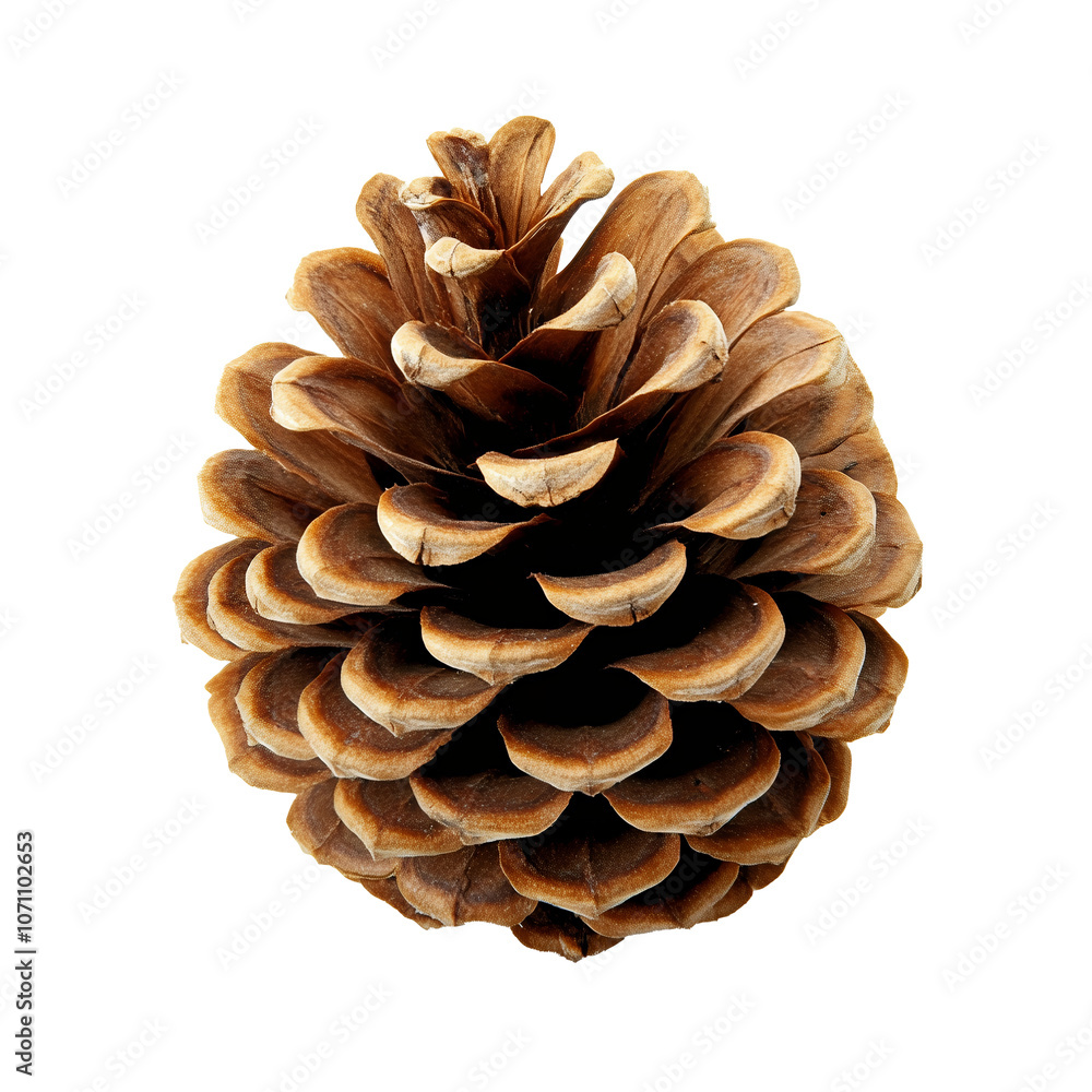 Natural pine cone isolated on transparent background Natural pine cone isolated on transparent background