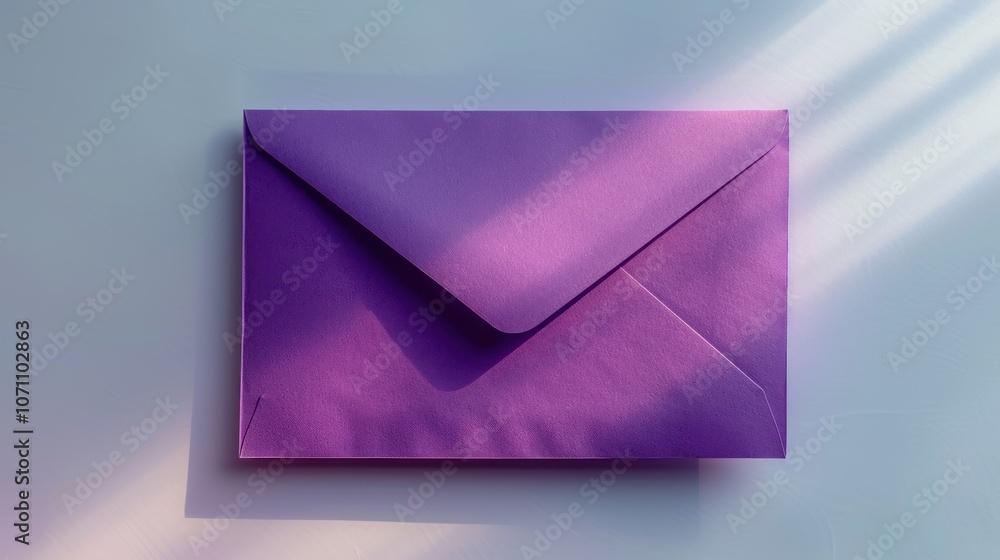 Purple Envelope with Light Purple Envelope with Light