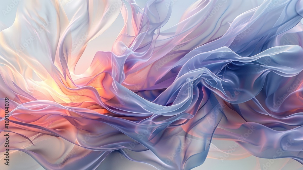Abstract Fabric Swirling Abstract Fabric Swirling