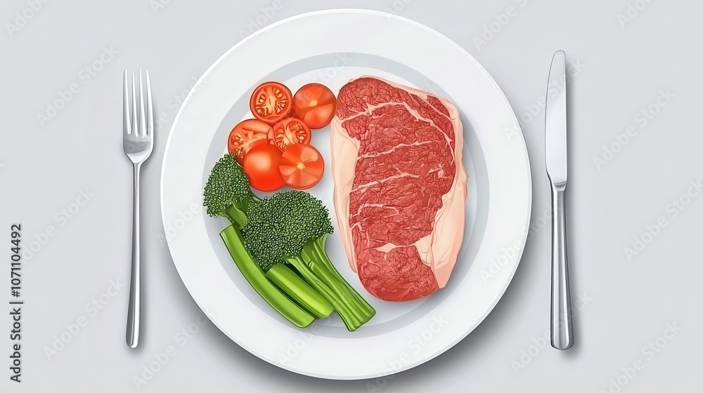 Create a healthy eating habit by building a balanced plate with veggies proteins and grains Create a healthy eating habit by building a balanced plate with veggies proteins and grains