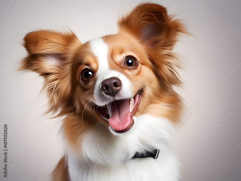 A happy dog with large ears and expressive eyes looks directly at the camera, radiating friendliness. Its fluffy fur and bright smile make the portrait especially appealing.
A happy dog with large ears and expressive eyes looks directly at the camera, radiating friendliness. Its fluffy fur and bright smile make the portrait especially appealing.