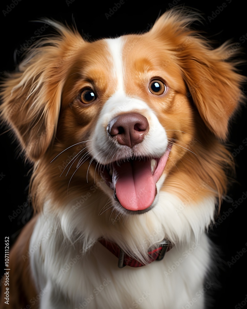 A happy dog with large ears and expressive eyes looks directly at the camera, radiating friendliness. Its fluffy fur and bright smile make the portrait especially appealing.
A happy dog with large ears and expressive eyes looks directly at the camera, radiating friendliness. Its fluffy fur and bright smile make the portrait especially appealing.
