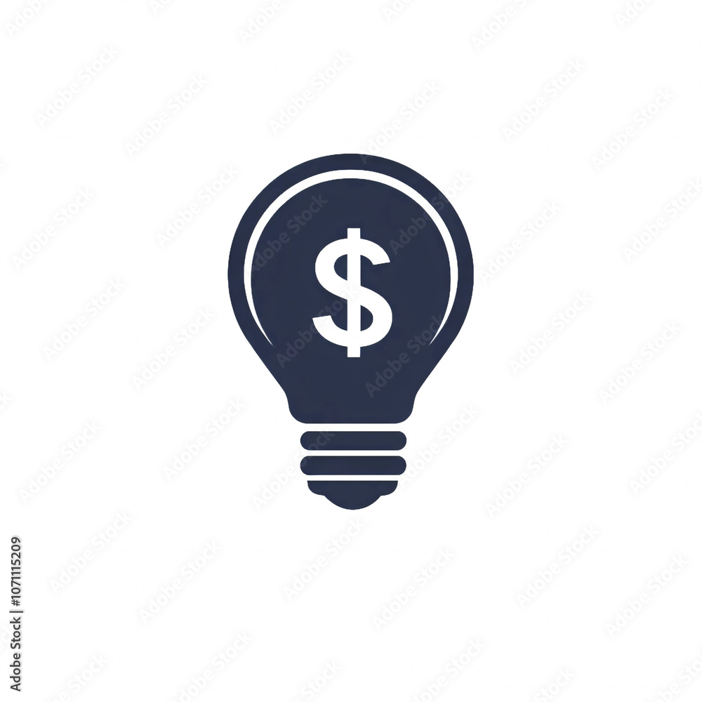 A light bulb with a dollar sign inside, symbolizing financial ideas and innovation. A light bulb with a dollar sign inside, symbolizing financial ideas and innovation.
