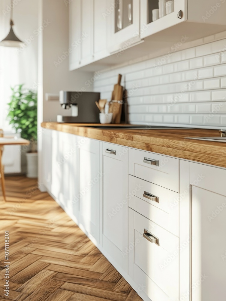 Contemporary Kitchen with Open Floor Plan Contemporary Kitchen with Open Floor Plan