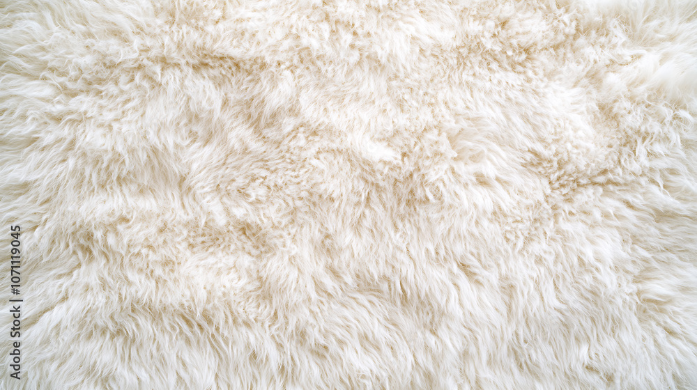 Background picture of a soft fur white carpet, wool sheep fleece closeup texture background, Fake color beige fur fabric, top view Background picture of a soft fur white carpet, wool sheep fleece closeup texture background, Fake color beige fur fabric, top view