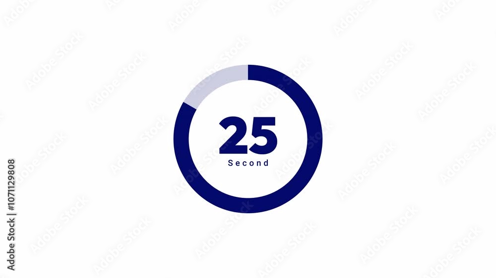 Circle countdown timer thirty seconds animation from 30 to 0 seconds on transparent background with alpha channel, 30 second countdown timer, Countdown video
Circle countdown timer thirty seconds animation from 30 to 0 seconds on transparent background with alpha channel, 30 second countdown timer, Countdown video