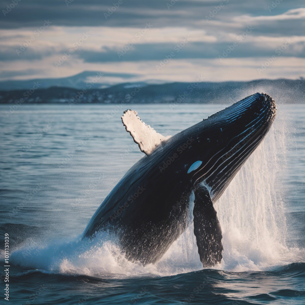 Fototapeta premium Whale Closeup