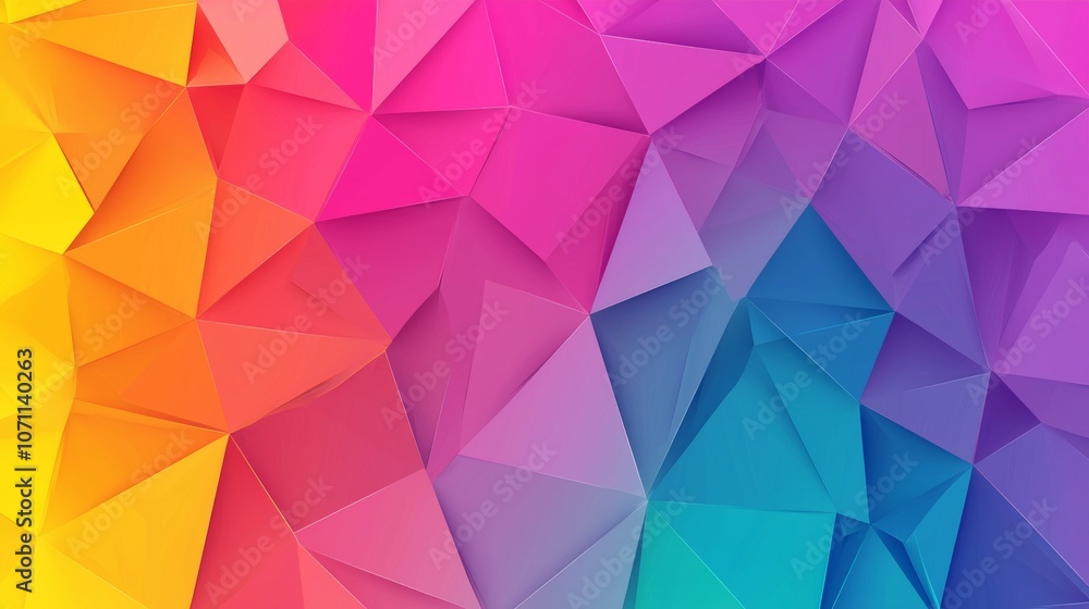Abstract geometric background with colorful triangles. Abstract geometric background with colorful triangles.