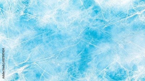 Wallpaper Mural Glimmering snowflakes on a serene blue background, winter wonderland scene sparkling Torontodigital.ca