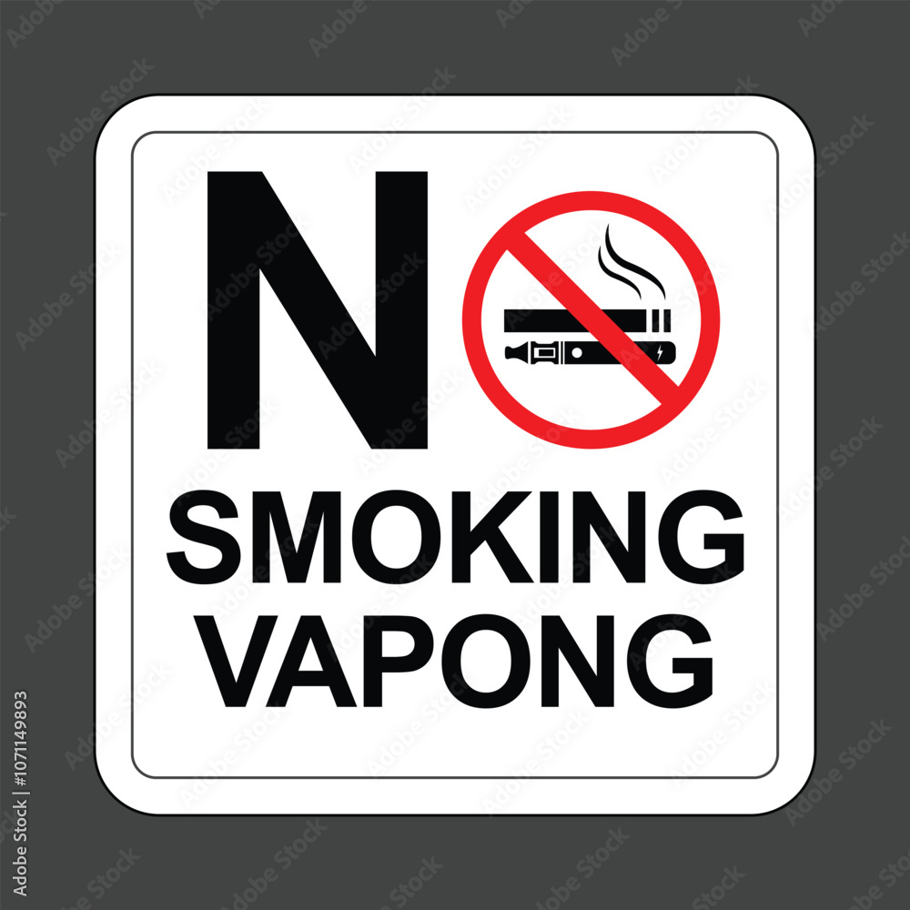No Smoking, No Smoking Vaping, Smoking Area No Smoking, No Smoking Vaping, Smoking Area