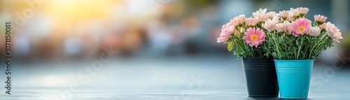 Exquisite floral arrangement in a vase, touch of elegance on polished table elegant