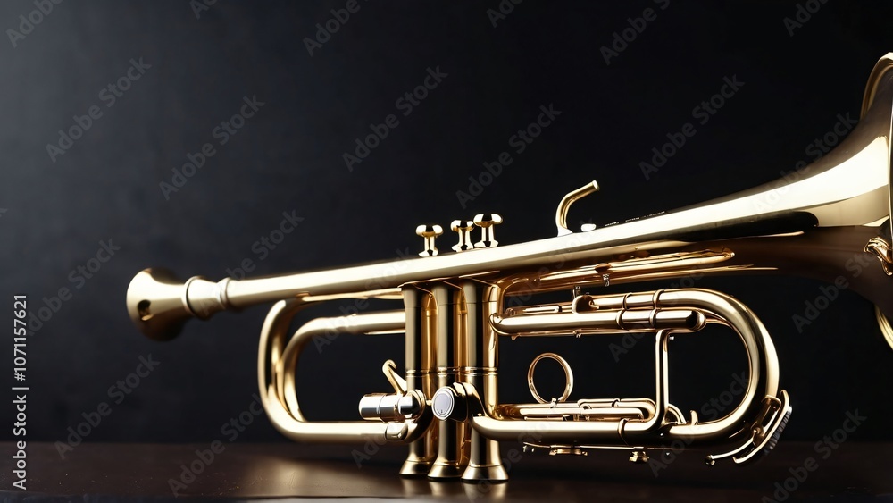 Naklejka premium trumpet