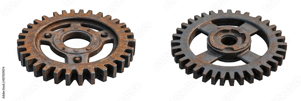 Various collection Machine Gears, wheels isolated on transparent background Various collection Machine Gears, wheels isolated on transparent background