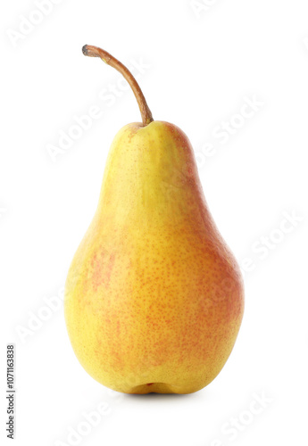 Fresh ripe juicy pear isolated on white